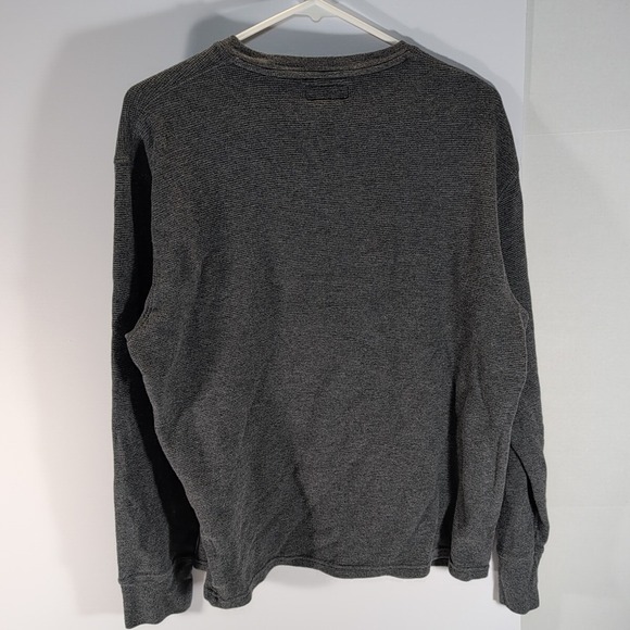 Polo Ralph Lauren Sleep Shirt Men's L Waffle Knit 100% Cotton Long Sleeve Large‎ - Picture 3 of 6